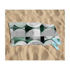 Oeko ผ้าขนหนูชายหาดผ้าฝ้าย100% นุ่มลายแถบยาว90x180ซม. 580GSM แห้งเร็วทนทานยาวนานสำหรับใช้ในบ้าน - Product Image 2