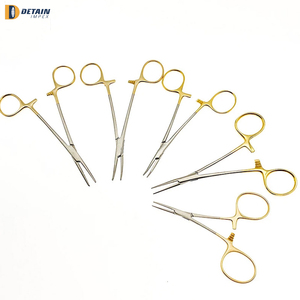 Fórceps de mosquitos hemostáticos rectos quirúrgicos La base de los instrumentos quirúrgicos Sutur Kit Medic Instrument - Product Image 5