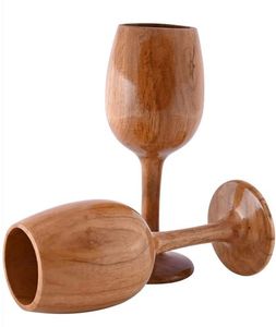 High Quality Natural Wood <b>Beer</b> <b>Mugs</b> HANDGRIP Shape American Style Party Drinkware - Product Image 6