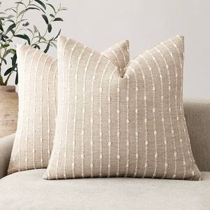 Cojines de algodón bohemios de lujo modernos fundas de almohada a cuadros sólidas suaves geométricas personalizadas para decoración del hogar uso al aire libre tejidas - Product Image 5