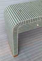 Table console moderne en os incrusté, faite à la main, écologique, avec des artisanat naturel et une qualité supérieure