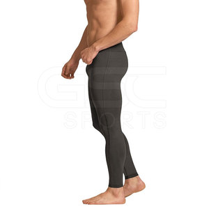 2024 logotipo personalizado sin costuras entrenamiento hombres Leggings mejor venta Active Wear hombres Yoga Leggings para la venta - Product Image 2