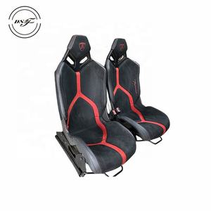 Asientos de Pista Ligeros de Fibra de Carbono, Asientos de Cuero Rojo Totalmente Automáticos para Lamborghini HURACAN Performance - Product Image 2