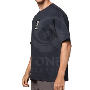 Custom Boxy Tee High Quality Boxy Fit <b>Tshirts</b> Manufacturing DTG LOGO Heavyweight Men T-shirt - Product Image 2