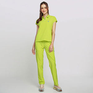 Ensemble de gommages en coton mélangé pour femmes à bas prix disponible dans toutes les couleurs et différentes tailles ensembles d'uniformes d'hôpital à séchage rapide unisexe - Product Image 1