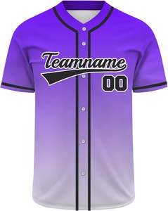 Ensemble de maillots de baseball imprimés entièrement sur mesure, 100% polyester, séchage rapide et respirant pour un confort et une flexibilité maximum - Product Image 3