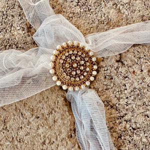 Designer Indian Pakistani Traditional Stainless Steel <b>Jewelry</b> <b>Set</b> with Silver Plated Vibrant Enamel Accents <b>Pearls</b> Kundan Polki - Product Image 4