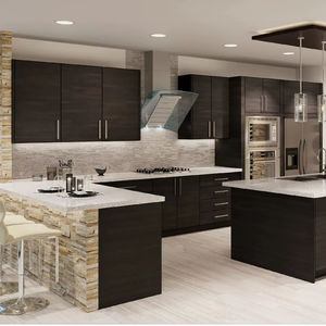 Gabinetes de cocina europeos 2025 Diseño Ultra-Alta venta Sólido MDF Laca Acabado Nuevo estilo Gabinete de cocina - Product Image 2