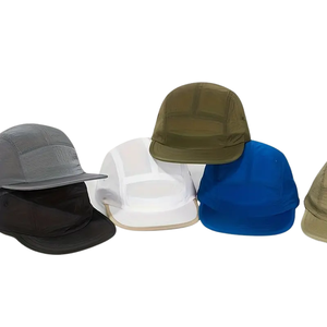 Casquette de baseball pour homme de style vintage-Chapeau de soleil léger en nylon à 5 panneaux, facture plate classique respirante - Product Image 2