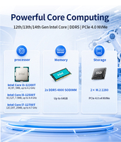 Edge AI Compute Unterstützt NVIDIA GPU Erweiterbare Industriecomputer mit PCIe1x PCIe X16 + 2x PCIe X8 für Bildinspektion