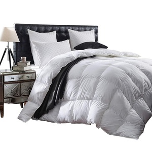 Nouvelle mode de luxe 100% coton biologique hôtel literie housse de couette double couette blanc ensemble doux confortable vente directe d'usine - Product Image 1