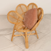 Chaise bébé en rotin en forme de paon fleuri, meubles pour enfants et poupées, prix bas, chaises pour enfants