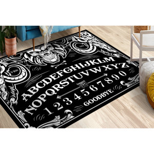 Alfombra de baño personalizada gótica de Halloween con temática de brujería y ocultismo, regalo moderno para ella, con alfombra suave. - Product Image 2