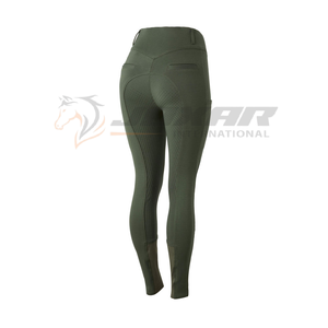Jodhpurs d'équitation classiques pour femmes conçus avec un tissu respirant matériau extensible flexible ceinture sécurisée à prix bon marché - Product Image 2
