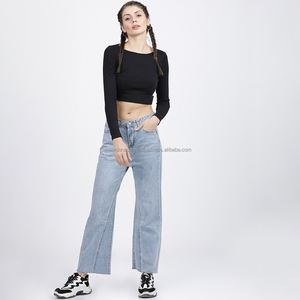 Nardon Apparel Venta al por mayor Camiseta con estampado de logotipo personalizado para mujer En stock Crop Top Mujer - Product Image 1