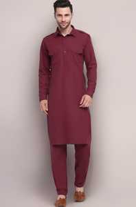 2025 hombres tradicional étnico Pathani estilo indio Sherwani Achkan algodón Lino rayón Kurta pijama para bodas fiestas completo - Product Image 2