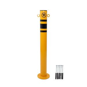 Juego de 10 Postes Metálicos de 75 cm, Postes Metálicos Fijos con Orejetas para Equipamiento de Estacionamiento - Product Image 4