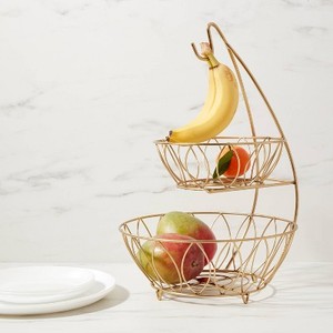 La mejor decoración de mesa, cesta de frutas irónicas, diseño de almacenamiento múltiple, cesta de frutas, encimera de cocina - Product Image 4