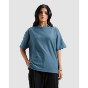 Camiseta Esencial 100% Algodón Estilo Urbano con Logotipo Estampado Otomano y Patrón Sólido en Tela Jersey - Product Image 6