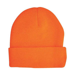 Gorro de punto clásico para hombre, gorro de invierno cálido con estilo de puño plegable, gorro de punto elástico, gorro de lana suave Unisex - Product Image 2