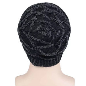 Bes Selling Street Winter Wear Wool Blend Breathable <b>Waterproof</b> Jacquard Logo Customizable <b>Beanie</b> Caps - Product Image 3