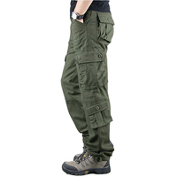 Pantalones Cargo de Algodón para Hombre de Primera Calidad, Resistentes al Agua, al Viento y Transpirables, Últimos Diseños OEM