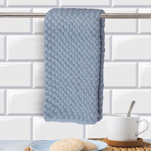 Ensemble de serviettes éponge unilatérales 100% coton conçu sur mesure, torchons de cuisine en bambou tissé à carreaux pour la maison et le commerce - Product Image 6