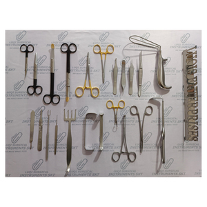 Ensemble d'instruments de chirurgie de lifting du visage 21 pièces Acier inoxydable allemand de haute qualité Certifié CE Kit de lifting du visage Rhytidectomie avec boîte gratuite - Product Image 1