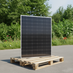 แผงโซลาร์เซลล์ HJT 550W-600W โมโนคริสตัลไลน์ BIPV HBC PERC เซลล์ 210 มม. กระจกด้านหน้า บรรจุบนพาเลท - Product Image 3
