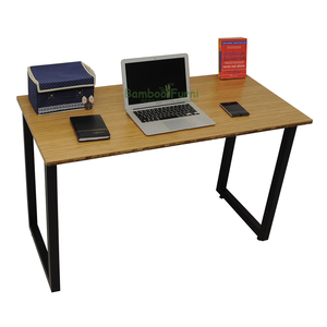Minimalist <b>Bamboo</b> Folding <b>Table</b> 120cm X 60cm X 75cm Natural Color - Product Image 1