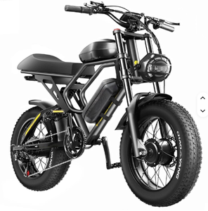 Meilleure Offre Vélo de Montagne Électrique Rétro 3000W 48V, Suspension Intégrale, Cadre en Acier, Freins à Disque, Pneus Larges - Product Image 2