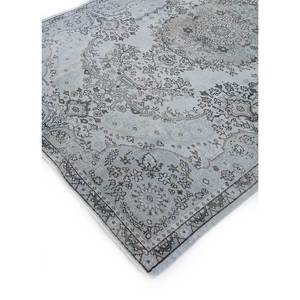 Alfombra de Lana Anudada a Mano, Color Gris Negro Vintage, Pae-1460, Nueva Alfombra Hecha a Mano para Sala de Estar, Medallón Abstracto Rectangular para el Hogar - Product Image 2