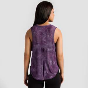 Vital Purple Sports Bras with Mesh Cover up Top - Product Image 2