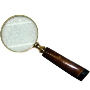 2024 haute qualité Antique Vintage laiton indien artisanat métal oeil verre loupe de poche en gros Bronze loupe dispositif - Product Image 1