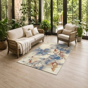 Tapis RUGS DEPOT LXDP-0239, vente en gros, multicolores, neutres, bohèmes, tribaux, imprimés numériquement, lavables en machine, en chenille, antidérapants - Product Image 6