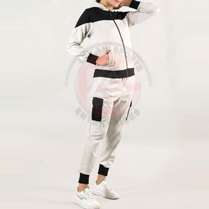 Wholesale Women's Winter Solid Casual Cotton Tracksuits Quick Dry Long Sleeves 2-Piece <b>Set</b> - Product Image 5