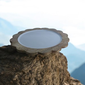 Bandeja de almacenamiento de madera de acacia ecológica de diseño lujoso, plato personalizado para el hogar y el Hotel para servir comida y fiestas, calidad superior - Product Image 6