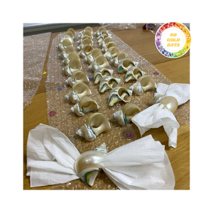 แหวนผ้าเช็ดปากทำมือจากหญ้าทะเลธรรมชาติแบบยั่งยืนสำหรับตกแต่งโต๊ะอาหาร ขายส่ง - Product Image 4