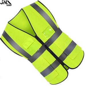 Gilet de sécurité industriel à fermeture éclair multi-poches personnalisable - Product Image 2