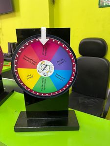 Mini Table Spin Wheel Jeu amusant pour les fêtes et les événements Parfait pour les petits espaces et le jeu interactif - Product Image 5
