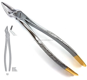 Pince d'extraction manuelle Nr.51 pour racines dentaires, molaires, extraites par force, en acier inoxydable, autoclavable, certifiée CE, pour usage dentaire - Product Image 6