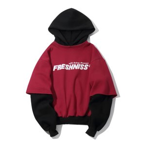 Sweat-shirt surdimensionné en polaire d'hiver 500 g/m², logo personnalisé, épaules tombantes, sweats à capuche lourds coupe-vent unisexes pour hommes et femmes - Product Image 3