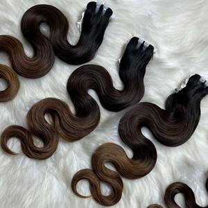 Extensiones de cabello humano de alta calidad con paquetes de cabello ondulado brasileño Juego de 3 paquetes con cierre Venta al por mayor de cabello crudo - Product Image 6