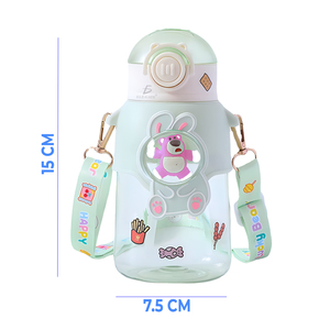 Set di Bottiglie d'Acqua Kawaii Regolabili, Portatili e Adorabili per l'Idratazione Quotidiana - Product Image 3