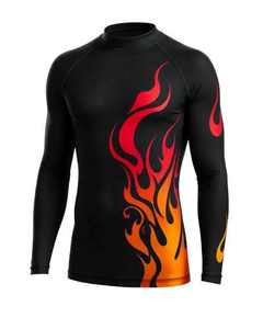 Camiseta de Compresión Transpirable para Hombre, Poliéster/Spandex, Secado Rápido, Antibacteriana, Gimnasio, Fitness, MMA, Jiu-Jitsu, Kimono, Diseño OEM - Product Image 1