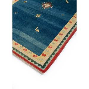 Tapis en laine 3D Nuray Blue de grande surface, noué à la main, motifs géométriques et abstraits, tapis rectangulaire pour salon, modèle Pae-339 - Product Image 2