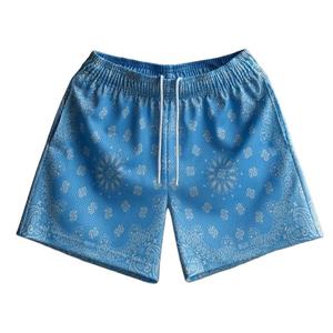 Haute qualité personnalisable Floral hommes Polyester maille Anti-UV respirant Shorts de course en gros pas cher prix été Streetwear - Product Image 3