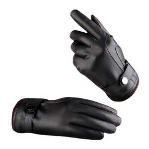 Guantes de cuero para Conductor de invierno Guantes ligeros resistentes al agua para exteriores de moda para técnicos y ropa informal - Product Image 2