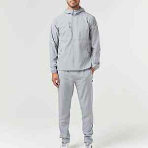 Custom Oversized Sportswear <b>Gym</b> <b>Hoodie</b> Men 100% Cotton Half Zipper Tech Fleece Tracksuit Sweatpants and <b>Hoodie</b> - Product Image 6