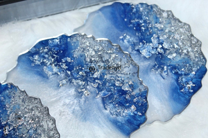 Eco Friendly Resin <b>Coaster</b> Set 4X4 Inches Square Luxury Handmade <b>Drink</b> <b>Coasters</b> <b>for</b> Home Hotel Restaurant Use Tradebyd - Product Image 6